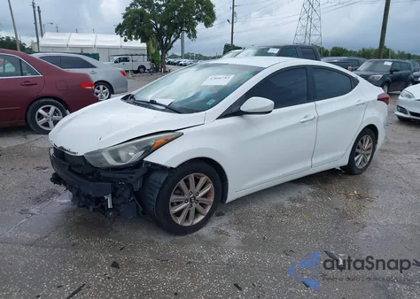 2014 Hyundai Elantra Se from USA, damaged, VIN 5NPDH4AE4EH500054